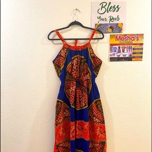 African Fabric Print Dress